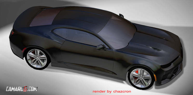 Illustration for article titled Here Is An Even Better Render Of The 2016 Chevrolet Camaro In White